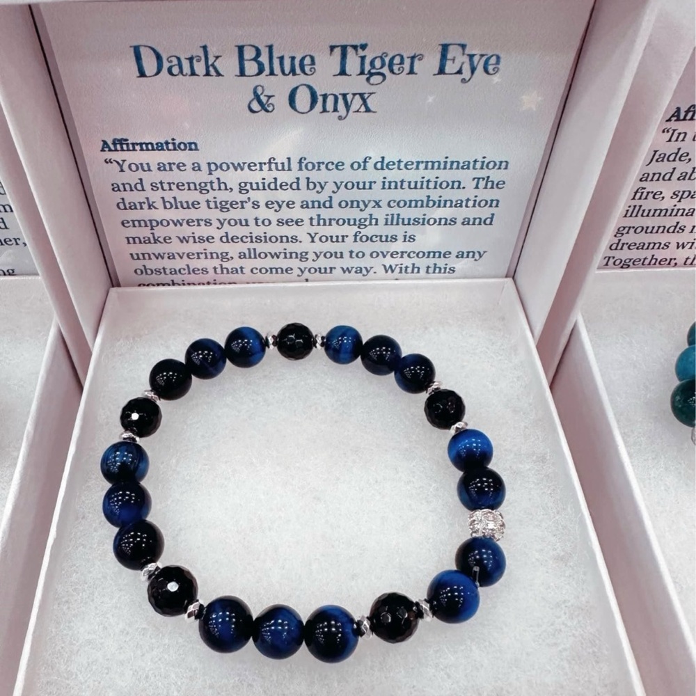Blue Tiger Eye & Onyx